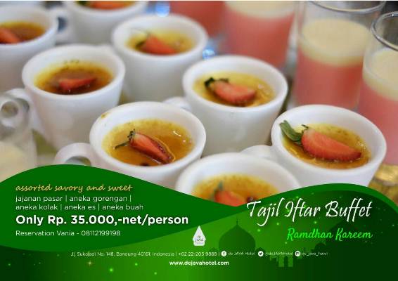  Santap Sajian Kuliner Ramadan ala de JAVA Hotel