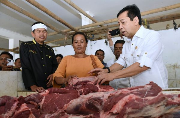  Setya Novanto Kaget Pedagang Pasar di Purwakarta Tolak Daging Sapi Impor