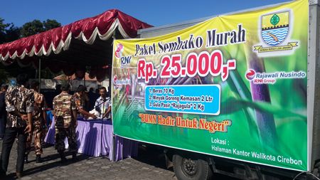  Rajawali II Tebar 2.000 Paket Sembako di Cirebon dan Majalengka