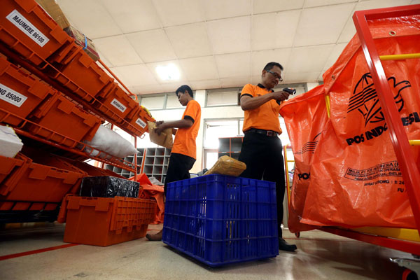  FOTO: Lebaran, Pengiriman Paket Pos Indonesia Naik 40%