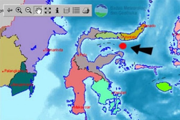  Gempa 5,2 Skala Richter Getarkan Gorontalo