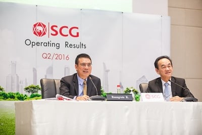  SCG Umumkan Kinerja Perusahaan Semester Pertama 2016