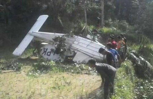  Tim KNKT Periksa Pesawat yang Jatuh di Tasikmalaya