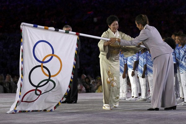  Jepang Terima Bendera Olimpiade 2020