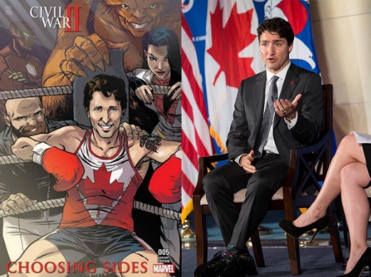  Marvel Jadikan PM Kanada Justin Trudeau Superhero di Komik Civil War