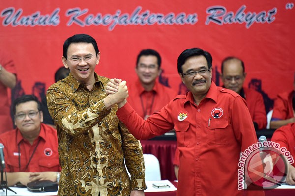  Ahok-Djarot Daftar ke KPU Jakarta Didampingi Megawati