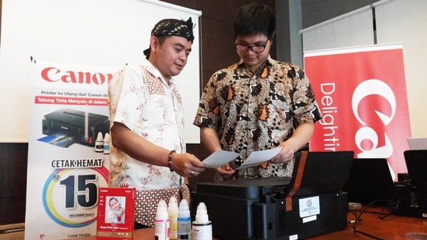  Canon Perkenalkan 3 Printer G Series Di Bandung