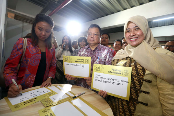  FOTO: Festival Ambisiku Tri Gaet Anak Muda Untuk Ekonomi Kreatif Berbasis Digital