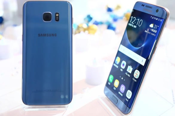  Samsung Rilis Galaxy S7 Edge Edisi Blue Coral