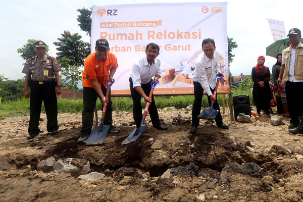  FOTO: Rumah Zakat Bangun 10 Rumah Khusus bagi Korban Banjir Garut