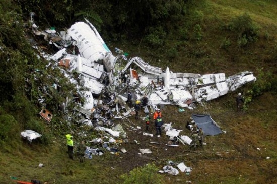  Ini Dugaan Penyebab Jatuhnya Pesawat Chapecoense di Kolombia