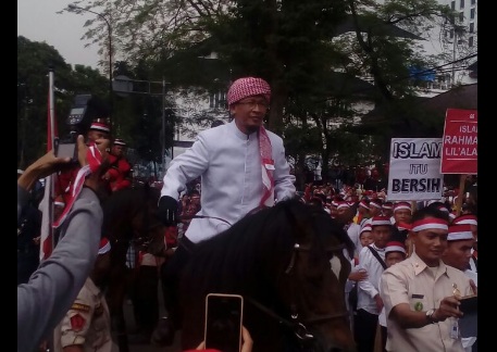  Di Gasibu, Aa Gym Serukan Tak Ada Lagi Penistaan Agama