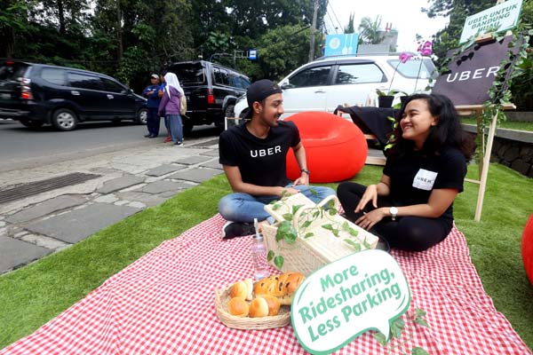  FOTO: Kampanye Hijau, Uber Ajak Gunakan Transportasi Publik