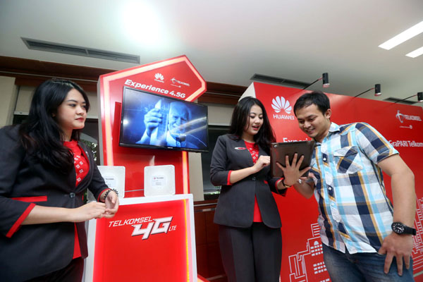  FOTO: Bandung Mulai Implementasikan Internet 4.5G Telkomsel