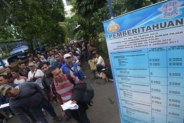  Pembayar Pajak di Samsat Temanggung Membeludak