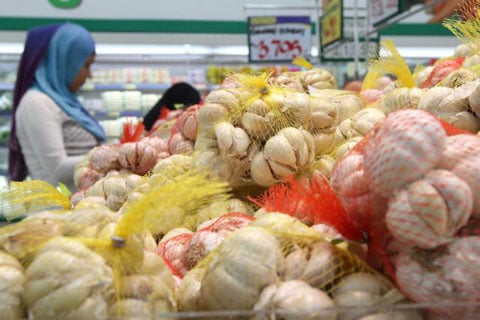  Duh, Pekan Ini Harga Bawang Putih di Bandung Merangkak Naik