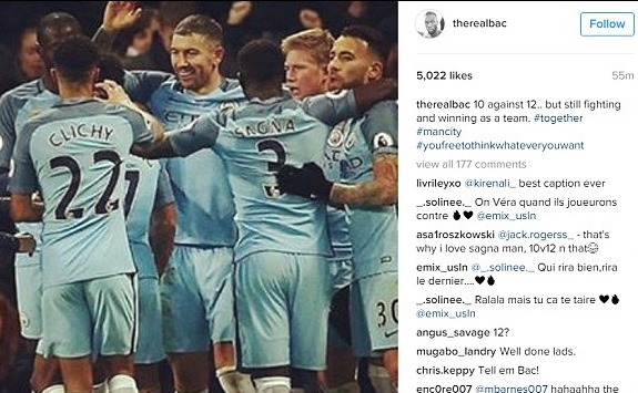  Bacary Sagna Didakwa FA Karena Unggahannya di Instagram