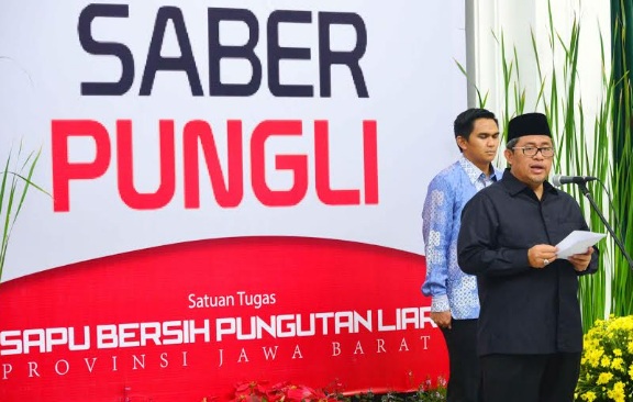  Tekan Korupsi, Aher Terus Genjot Peran Saber Pungli