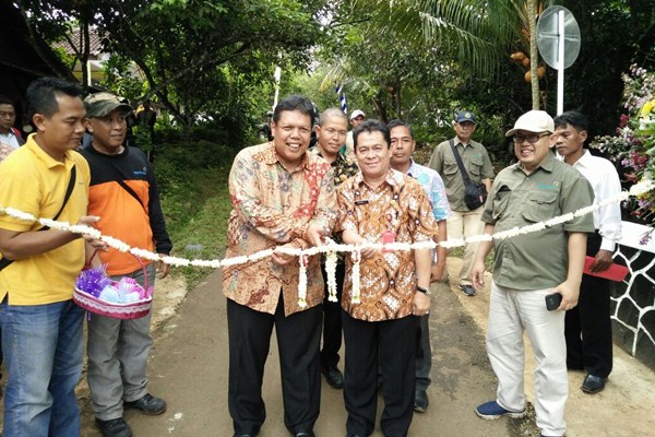 Bio Farma Resmikan Jembatan Di Jasinga Kabupaten Bogor