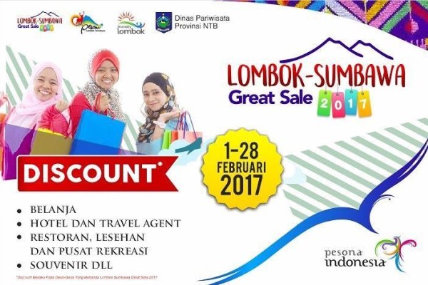  Pacu Kunjungan Wisatawan, NTB Gelar Lombok-Sumbawa Great Sale