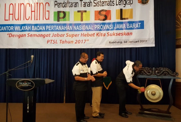  Luncurkan PTSL, BPN Jabar Targetkan Sertifikasi 384.000 Bidang Tanah