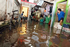  Sungai Jumain Meluap, Puluhan Rumah Warga Terendam