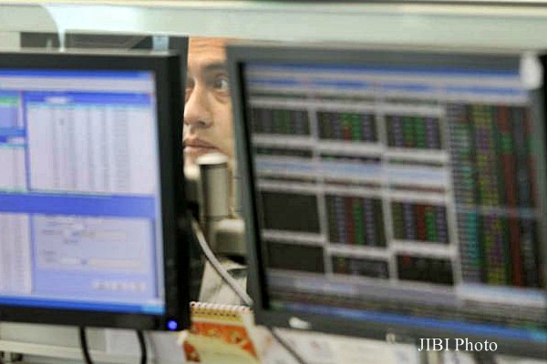 IHSG diprediksi menguat./.Bisnis-Endang Muchtar 