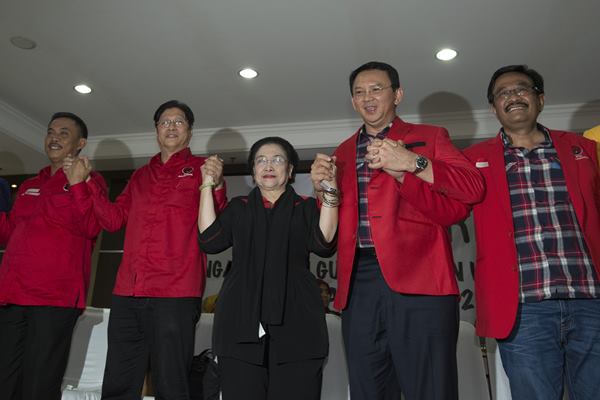  PILGUB DKI 2017: Megawati, Tenang Insyah Allah Ahok-Djarot Pimpin DKI Lagi
