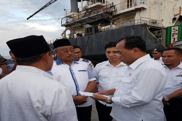  Menhub Berharap Proyek Tol Laut Lancar