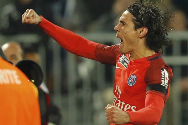  22 Gol, Cavani Pertegas Posisi Top Skor Liga Prancis