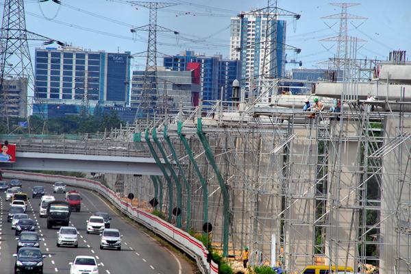  Pembangunan LRT Bisa Mundur Hingga 2019