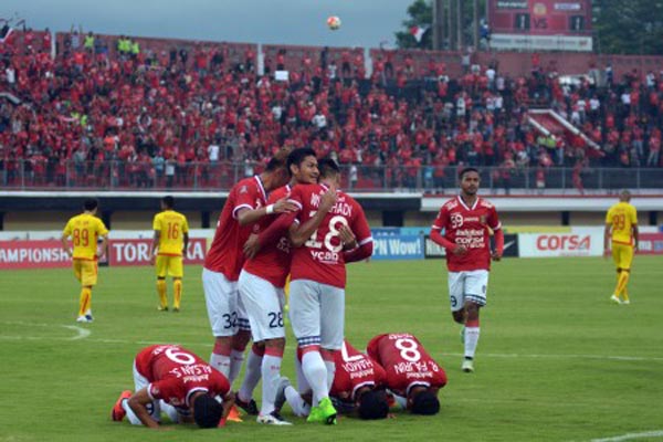  Hasil Piala Presiden: Sriwijaya FC Paksa Bali United Imbang 2-2
