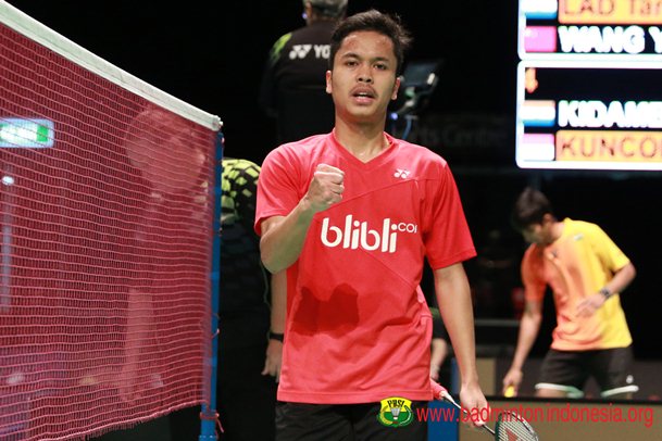  HASIL THAILAND MASTERS 2017: Anthony Ginting Rebut Tiket Semifinal