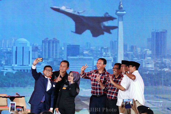  PILGUB DKI 2017: Ahok Janji Persatukan Warga Jakarta