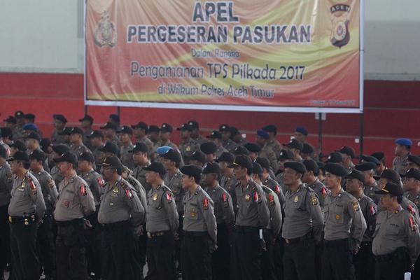  PILKADA SERENTAK 2017 : Polda Riau Terjunkan 1.656 Personel