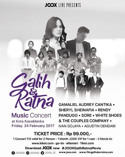  Sebelum Rilis, Film Galih &amp; Ratna Gelar Konser