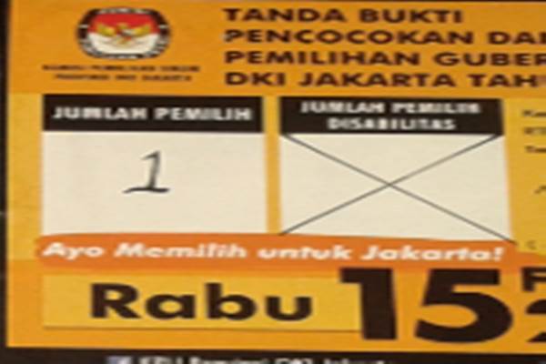  QUICK COUNT PILGUB DKI 2017: Pemungutan Suara Mulai Pk. 07.00 WIB, Presiden Mencoblos di TPS 4 Gambir