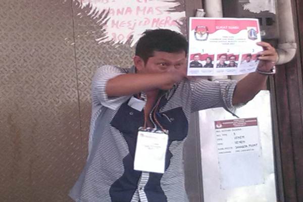  HASIL PILGUB DKI 2017: Ahok-Djarot Menang Mutlak di TPS 03 Senen