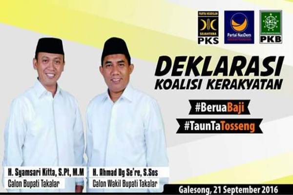  REAL COUNT (C1) PILKADA SERENTAK 2017: Takalar, Syamsari -Ahmad Dg Se\'re  Memimpin