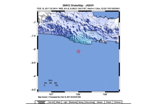  Tasikmalaya, Banjar, Pangandaran, Hingga Garut Diguncang Gempa Bumi