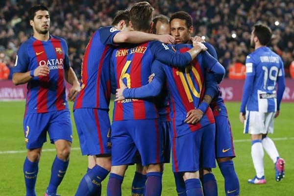  Hasil Liga Spanyol: Penalti Messi di Ujung Laga Menangkan Barca 2-1