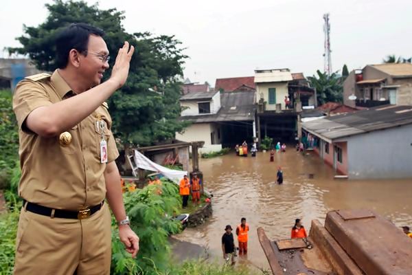  Ahok Sebut Banjir di Jakarta Akibat Normalisasi Sungai Belum Tuntas