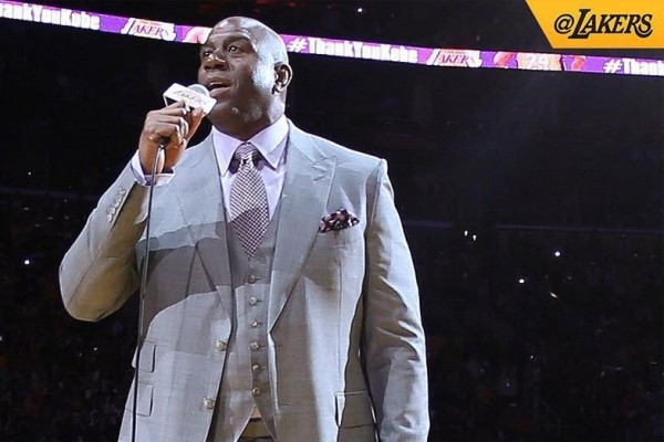  Magic Johnson Jadi Bos Klub Basket LA Lakers