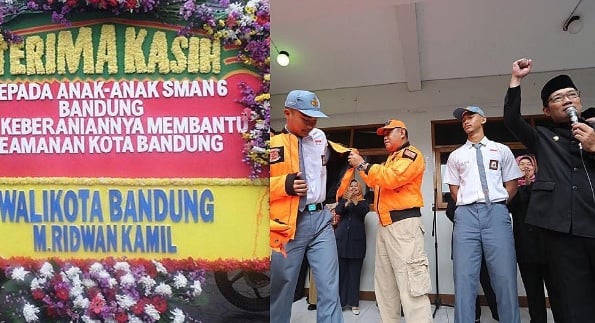  Ridwan Kamil Puji Aksi Siswa SMAN 6 Bandung Hadapi Pelaku Bom Panci