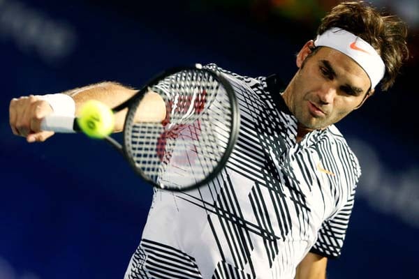  Hasil Tenis Dubai: Federer &amp; Monfils Lewati Putaran Pertama