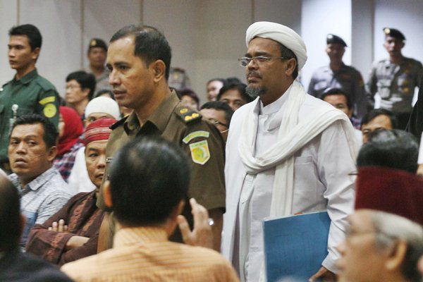  Pertama Kali, Ahok Lihat Wajah Rizieq Shihab