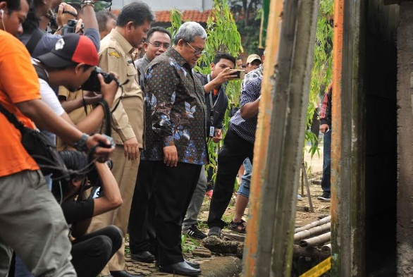  Banjir SMA 2 Bogor, Aher Minta Tanggul Dibangun Ulang