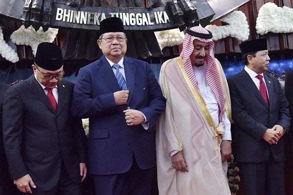  SBY Foto Bareng Raja Salman