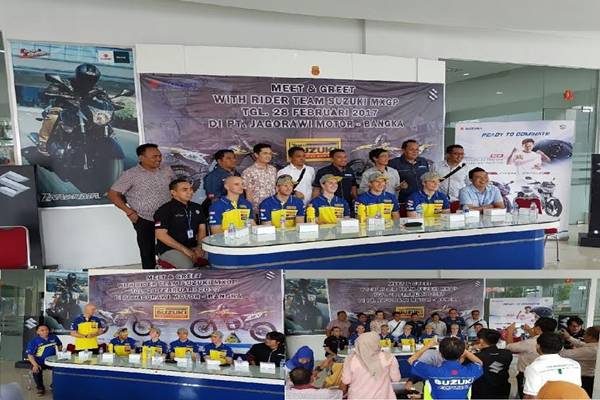  Dua Crosser Dunia Perkenalkan Suzuki GSX di Bangka Belitung