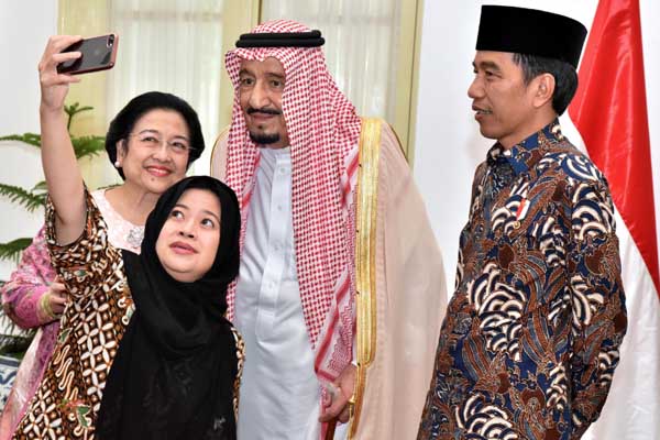  Raja Salman Bertemu Anak & Cucu Bung Karno